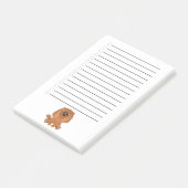 ルビーキャリバリーキングチャールズスパニエル犬    ポストイット (アングル)