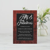 ルビークリムゾンレッド |クラシックグランジ50と素晴らしい 招待状 (スタンド正面)