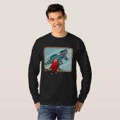 ルビーコンゴウインコのパラドックス Tシャツ (正面フル)