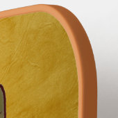 ルビーザクロハートレッドバードハムザ ピックルボールラケット (左詳細)