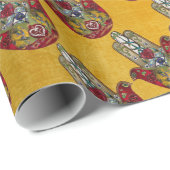 ルビーザクロハートレッドバードハムザ ラッピングペーパー (ロールコーナー)