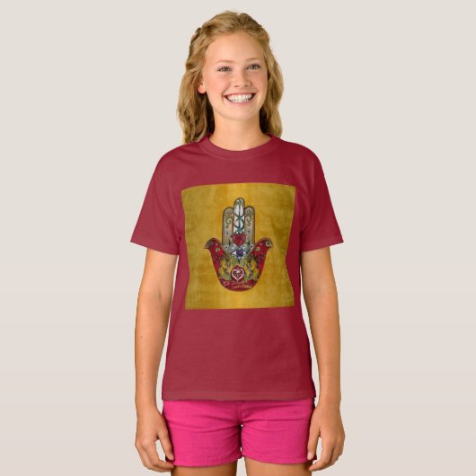 ルビーザクロハートレッドバードハムザ Tシャツ (正面フル)