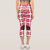 ルビージェムストーンピンク カプリレギンス (裏面)