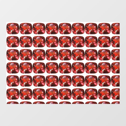 ルビージェムストーンレッド ウィンドウサイン (シート)