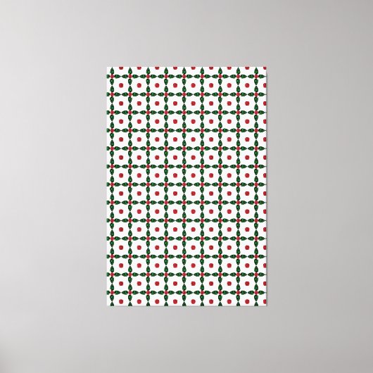 ルビージェムストーンレッド キャンバスプリント (正面)