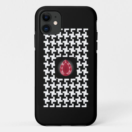 ルビーストーンピエドプレiPhone 5カバー Case-Mate iPhoneケース (裏面)