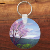 ルビーズジャカランダ キーホルダー (正面)
