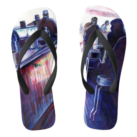 ルビーズ、ニューヨーク州コニーアイランド ビーチサンダル (フットベッド)