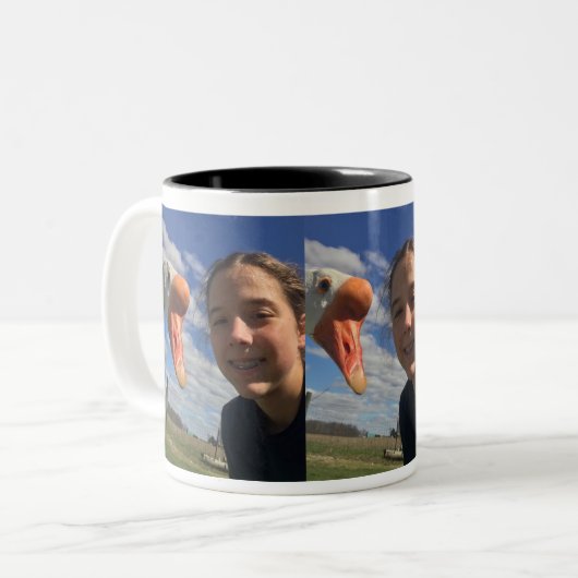 ルビーダッキー(アヒルちゃん)&ケイト・マグ ツートーンマグカップ (正面左)