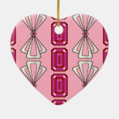 ルビーデコストライプ セラミックオーナメント (裏面)