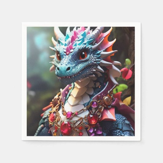 ルビードラゴン スタンダードカクテルナプキン (正面)