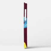 ルビードーナツ：水彩シームレスパターン。 Case-Mate iPhoneケース (裏面 / 左)