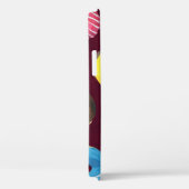 ルビードーナツ：水彩シームレスパターン。 Case-Mate iPhoneケース (裏面 / 右)