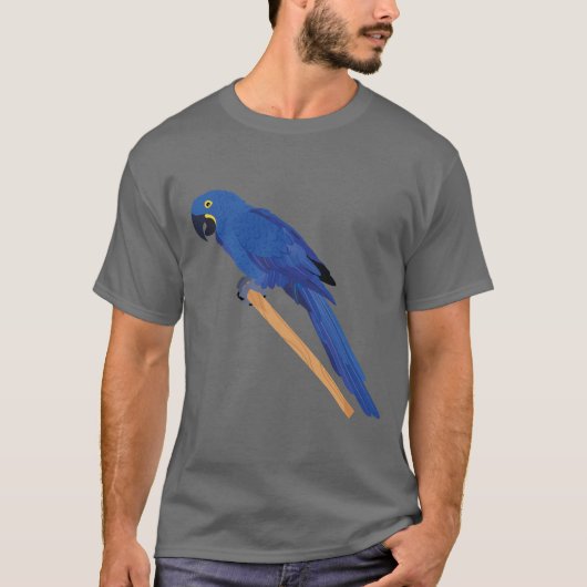 ルビーハシグロコンゴウインコ Tシャツ (正面)