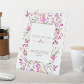 ルビーバラデイトナイトアイディアブライダルシャワー 台座サイン (インサイチュ)