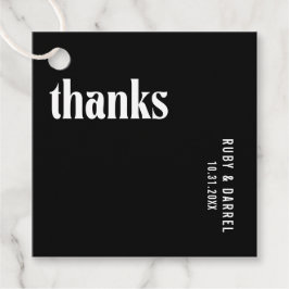 ルビーブラックモダン結婚ズ フェイバータグ