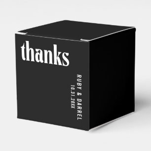 ルビーブラックモダン結婚ズ フェイバーボックス