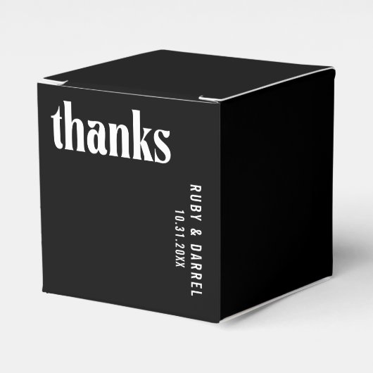 ルビーブラックモダン結婚ズ フェイバーボックス (正面サイド)