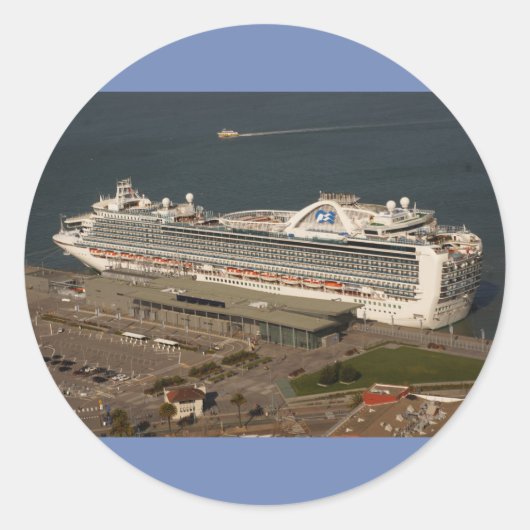 ルビープリンセスクルーズ, SFスタンプ ラウンドシール (正面)