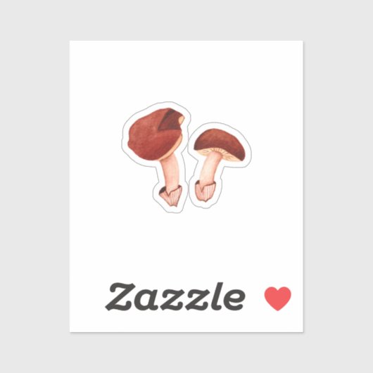 ルビーボレット(Hortiboletus rubellus) シール (シート)