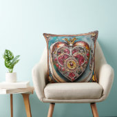 ルビーポメグラナートハートスチームパンクシリーズ クッション (椅子)