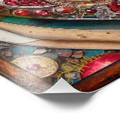 ルビーポメグラナートハートスチームパンクシリーズ フォトプリント            (角)