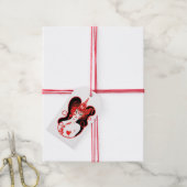 ルビーモノグラムの誕生石 ギフトタグ (より糸付き)