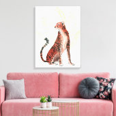 ルビーランナーレオパード キャンバスプリント (インサイチュ (リビング))