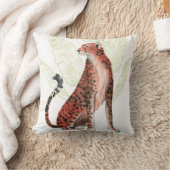 ルビーランナーレオパード クッション (ブランケット)