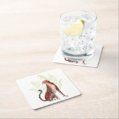 ルビーランナーレオパード スクエアペーパーコースター (インサイチュ)