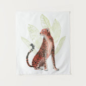 ルビーランナーレオパード タペストリー (正面)