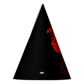 ルビーレッドシャム戦闘魚 パーティーハット (左)