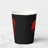 ルビーレッドシャム戦闘魚 紙コップ (右)