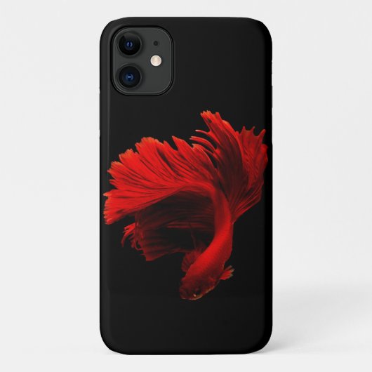 ルビーレッドシャム戦闘魚 Case-Mate iPhoneケース (裏面)