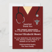 ルビーレッドスクラブサンキューカード 案内状 (正面)