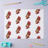 ルビーレッドスリッパーズシューズラッピングティッシュペーパー 薄葉紙 (クラフト)