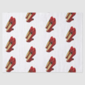 ルビーレッドスリッパーズシューズラッピングティッシュペーパー 薄葉紙 (正面)