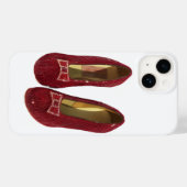 ルビーレッドスリッパ ウィキッド シューズ iPhone 14 カバー! Case-Mate iPhoneケース (裏面 (横))
