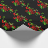 ルビーレッドナスタジウム ラッピングペーパー (角)