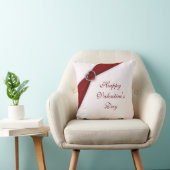 ルビーレッドバレンタインデー装飾用クッション クッション (椅子)