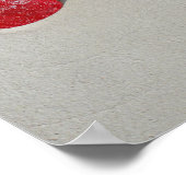 ルビーレッドビーチサンダル ポスター (角)