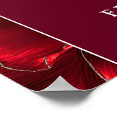 ルビーレッドフローラ40周年記念ウェルカムサイン ポスター (角)