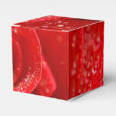 ルビーレッドローズ結婚式の引き出物 フェイバーボックス (正面サイド)