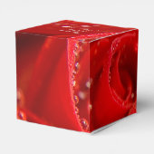 ルビーレッドローズ結婚式の引き出物 フェイバーボックス (裏面サイド)