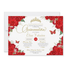 ルビーレッドローゼスフローラティアラバタフライキンセアニェラ