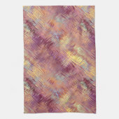 ルビーレッド液体パターン キッチンタオル (縦)