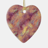 ルビーレッド液体パターン セラミックオーナメント (右)