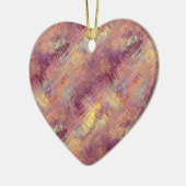 ルビーレッド液体パターン セラミックオーナメント (左)