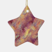 ルビーレッド液体パターン セラミックオーナメント (右)