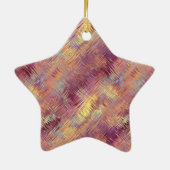 ルビーレッド液体パターン セラミックオーナメント (裏面)